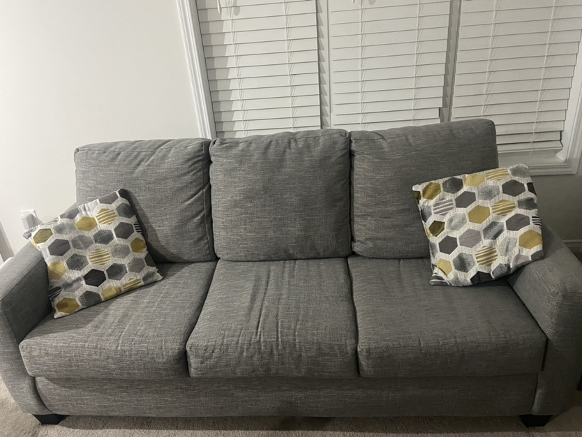 Gray Couch and Loveseat Set - photo 3