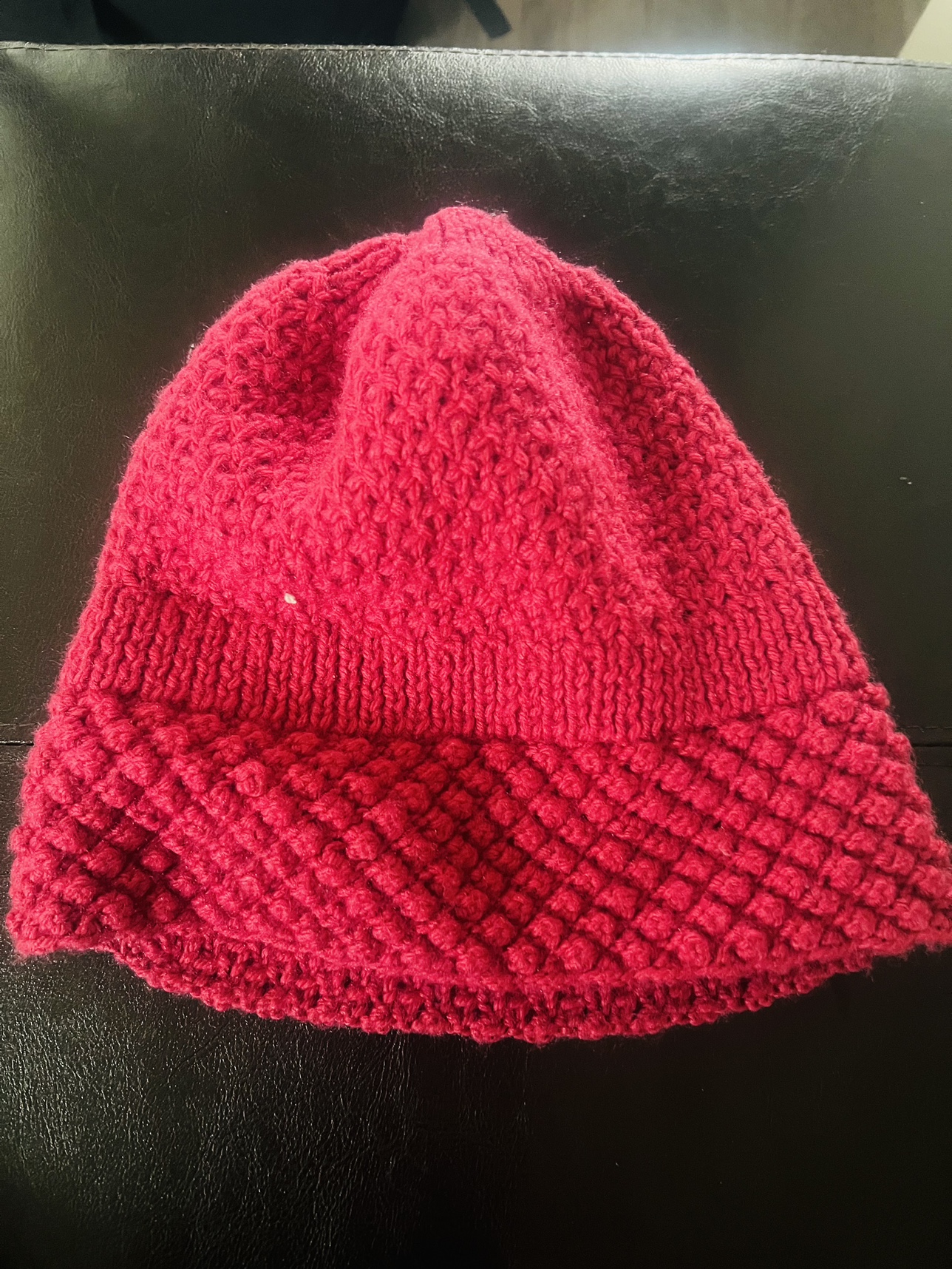 Red Knit Beanie