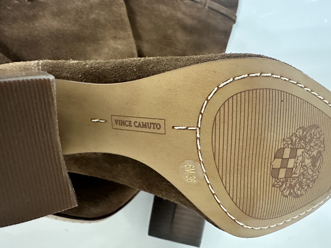 Vince Camuto Brown Suede Boots - photo 2