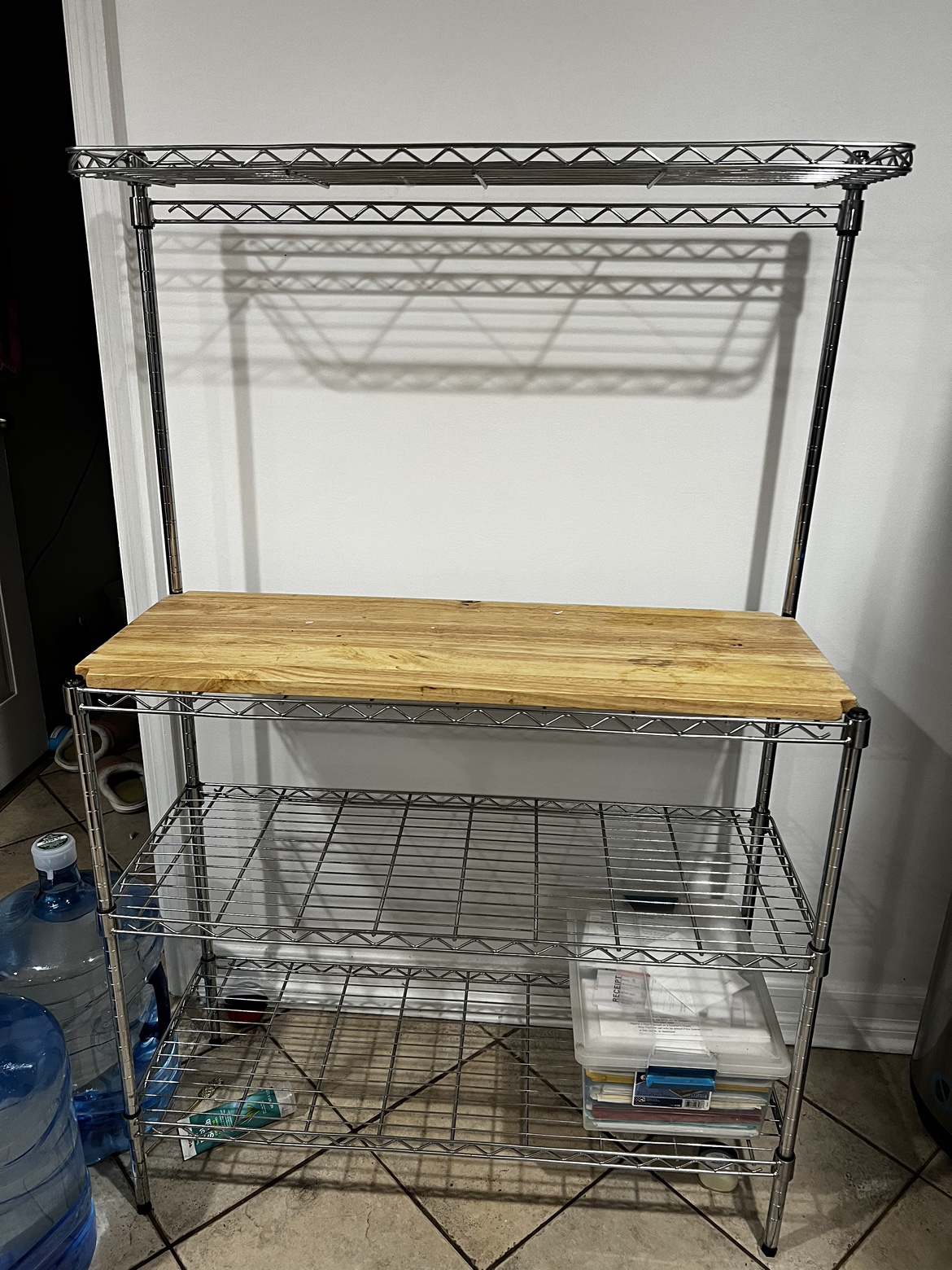 Kitchen Baker's Rack with Top Shelf
