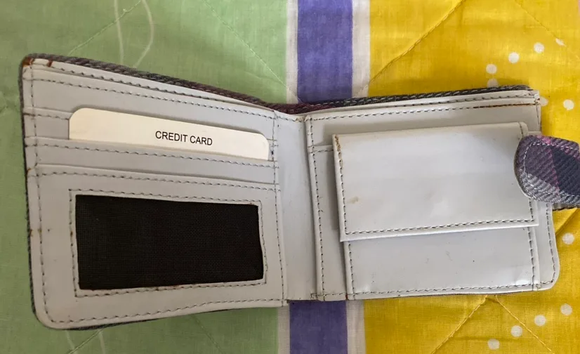 Tartan Patterned Wallet image indicator(2)