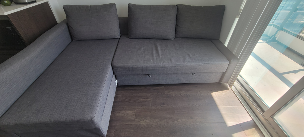 Grey IKEA Sofa Bed - photo 3