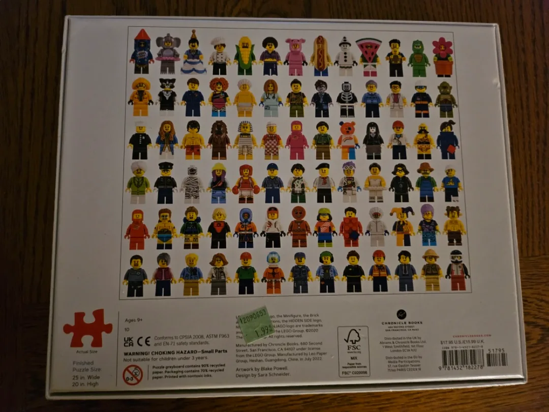 2020 Lego 1000 piece mini figure puzzle image indicator(2)