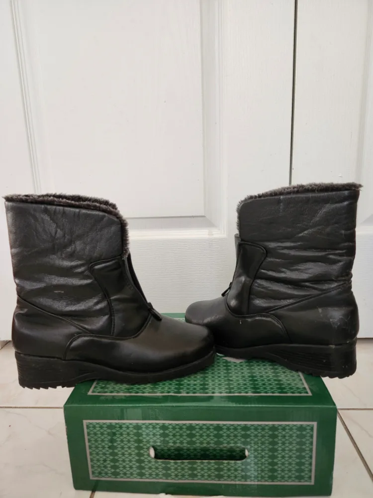 Black Winter Boots image indicator(4)