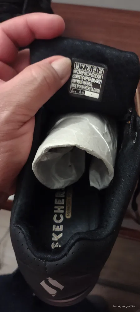 Skechers Women's  Black Sneakers image indicator(2)