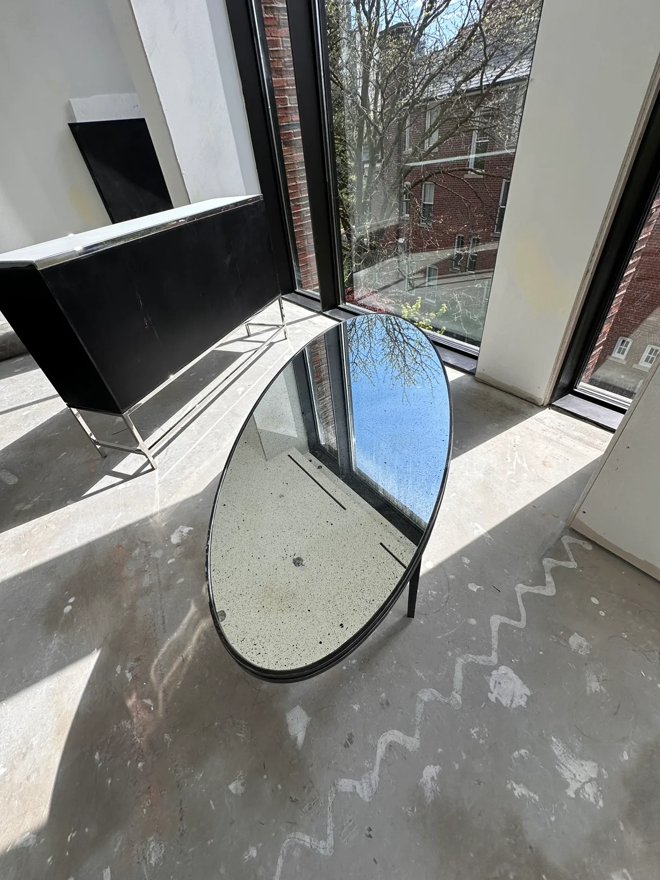 Oval Mirrored Coffee Table - by Dwell Studio image indicator(3)