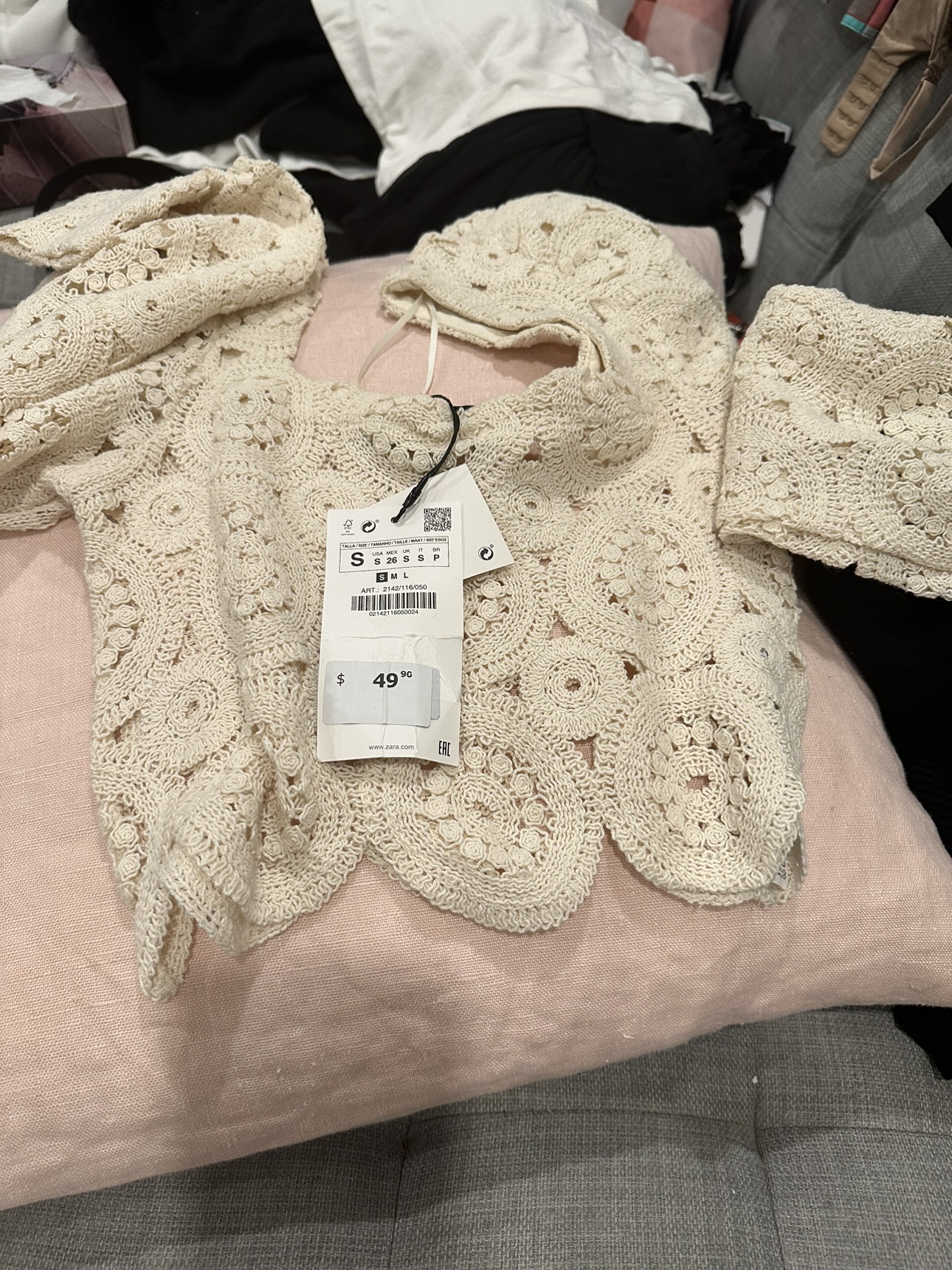 Zara Crochet Top - photo 3