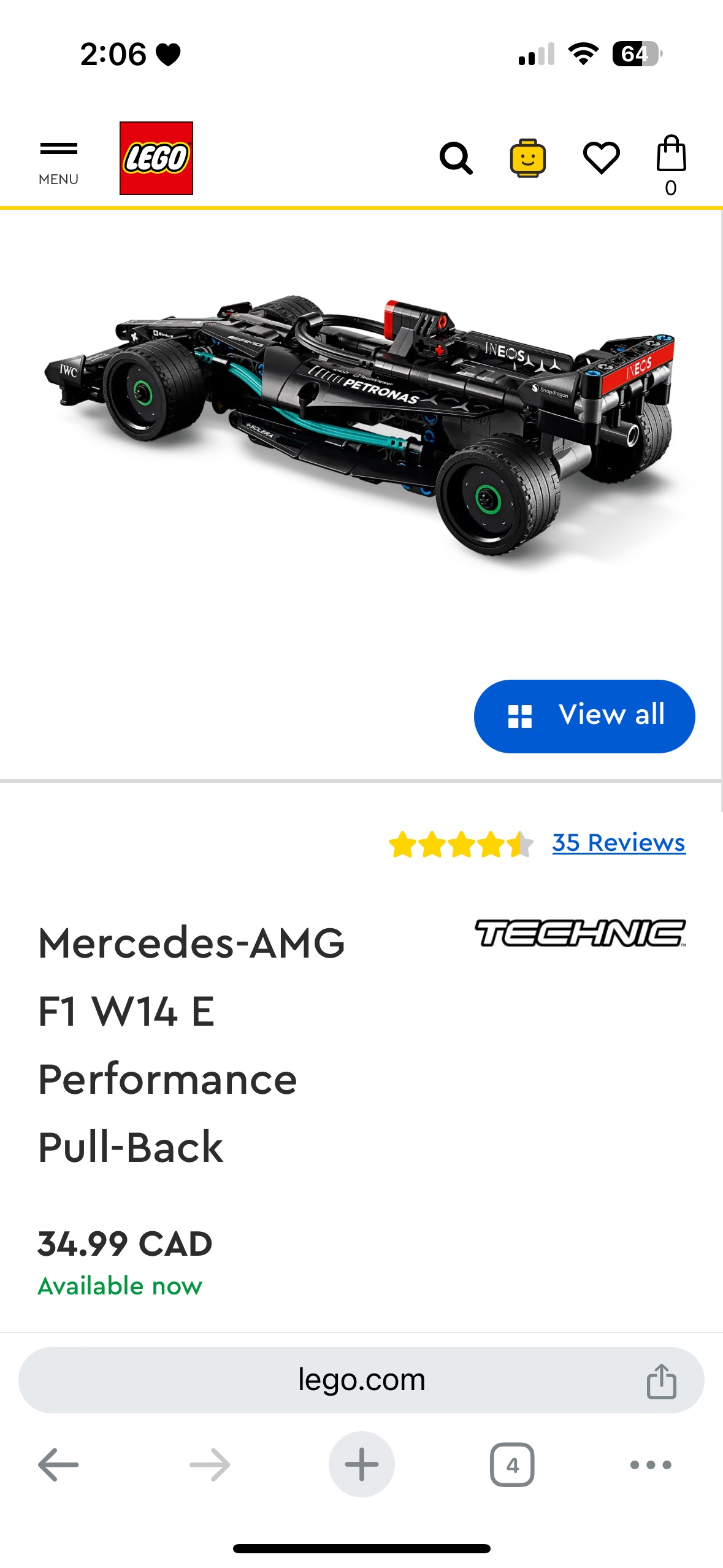 LEGO Technic Mercedes-AMG F1 W14 E Performance Pull-Back - photo 3