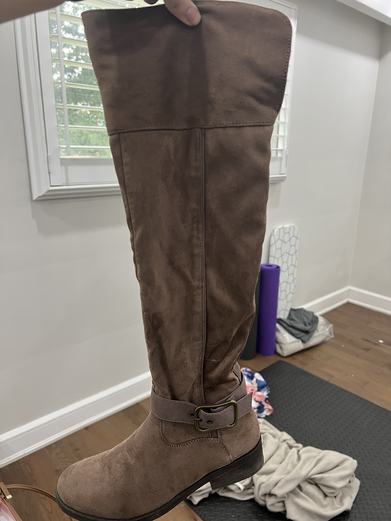 Suede Over the Knee Boots