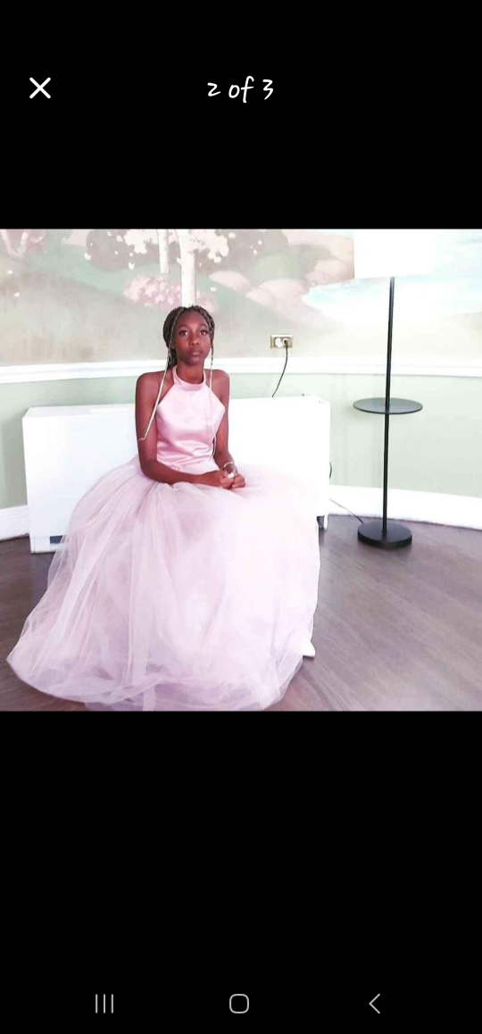 Pink Tulle Dress with Bow - photo 2
