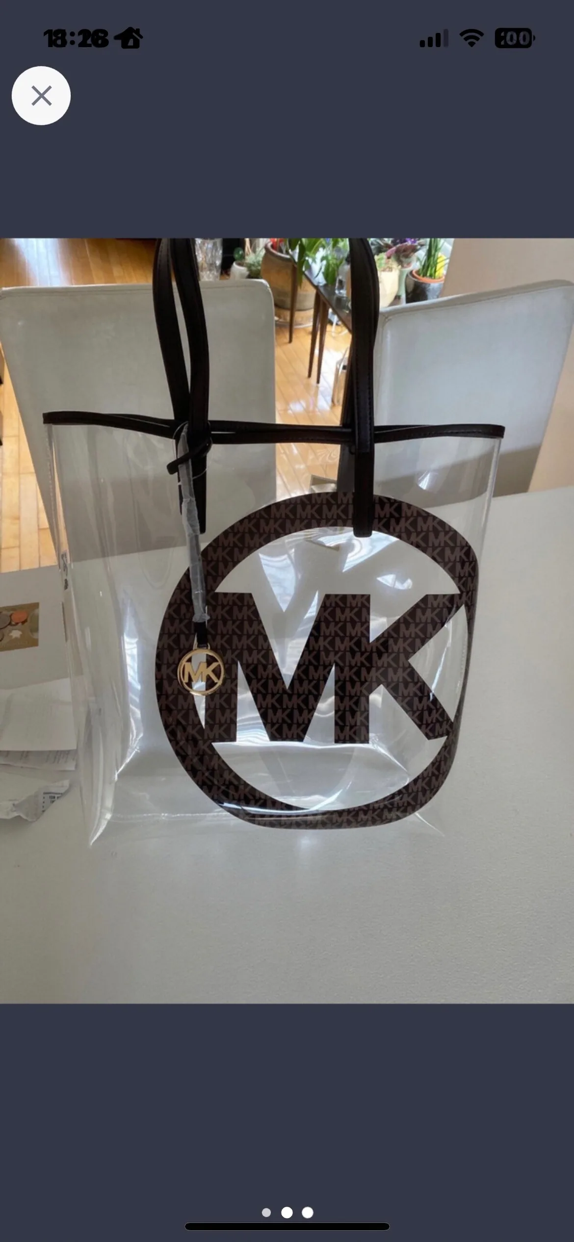 Michael Kors Clear Tote Bag image indicator(3)