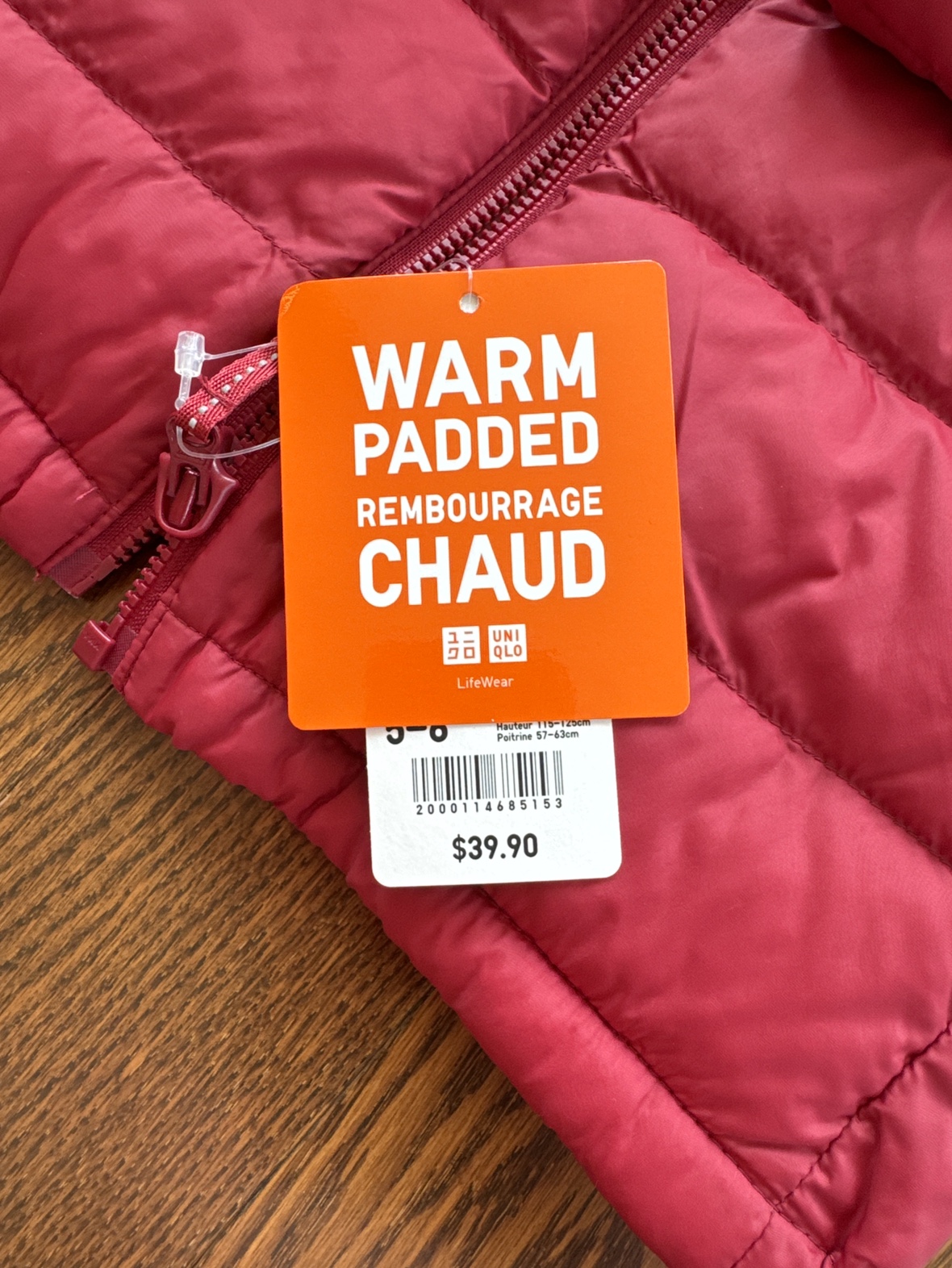 UNIQLO Kids Warm Padded Jacket - photo 3