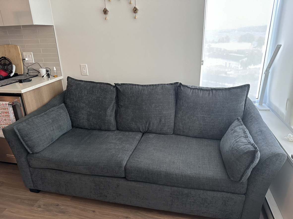 Hudson’s Bay Dark Grey Sofa - photo 5