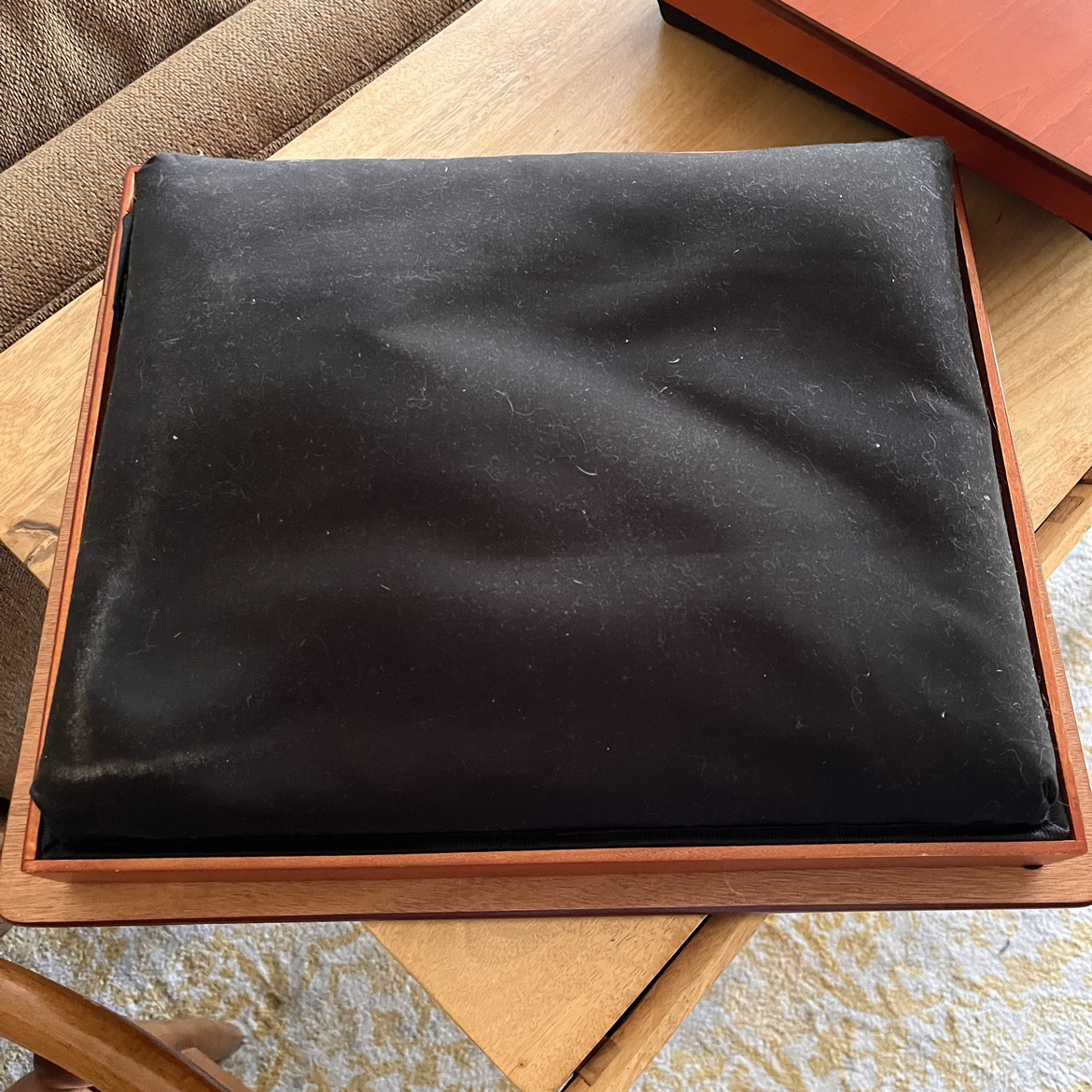 Wooden Lap Desk with Storage - photo 3