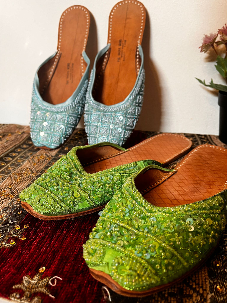Beaded Mojri Slipper $35 Each - photo 3
