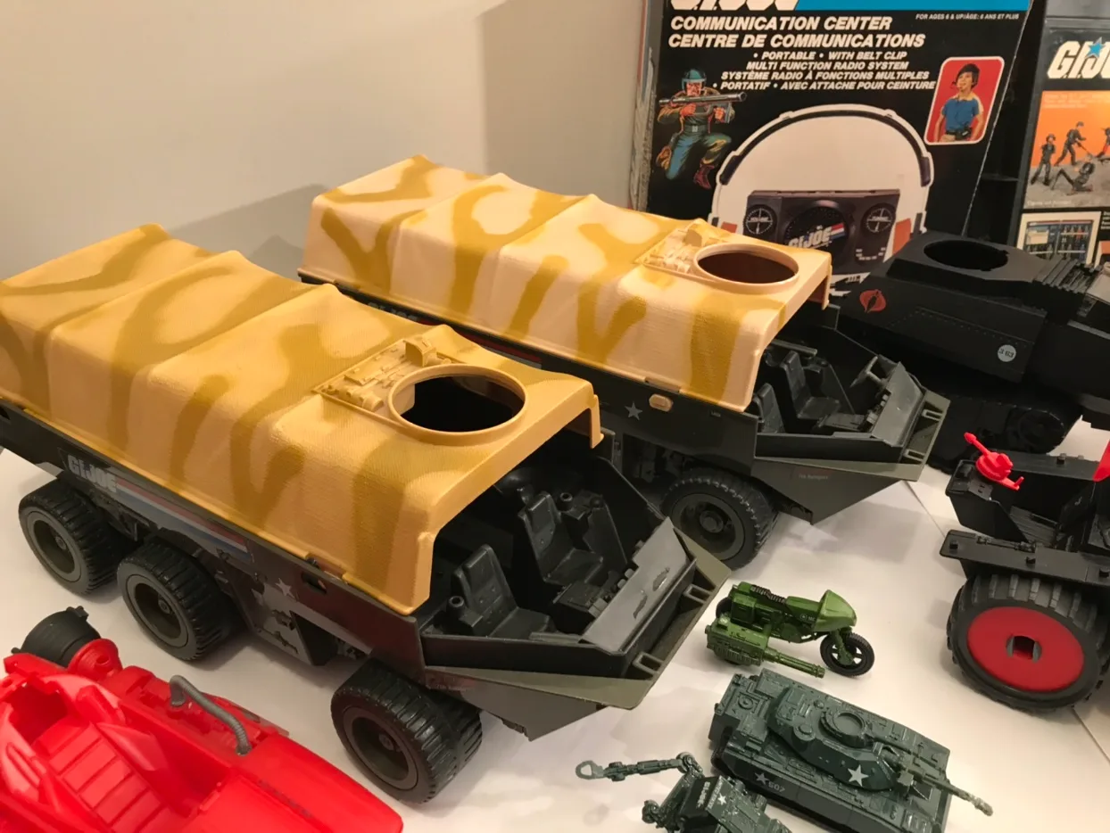 Vintage GI Joe Toys . 80s . 5$ each . Sold as a lot . image indicator(4)