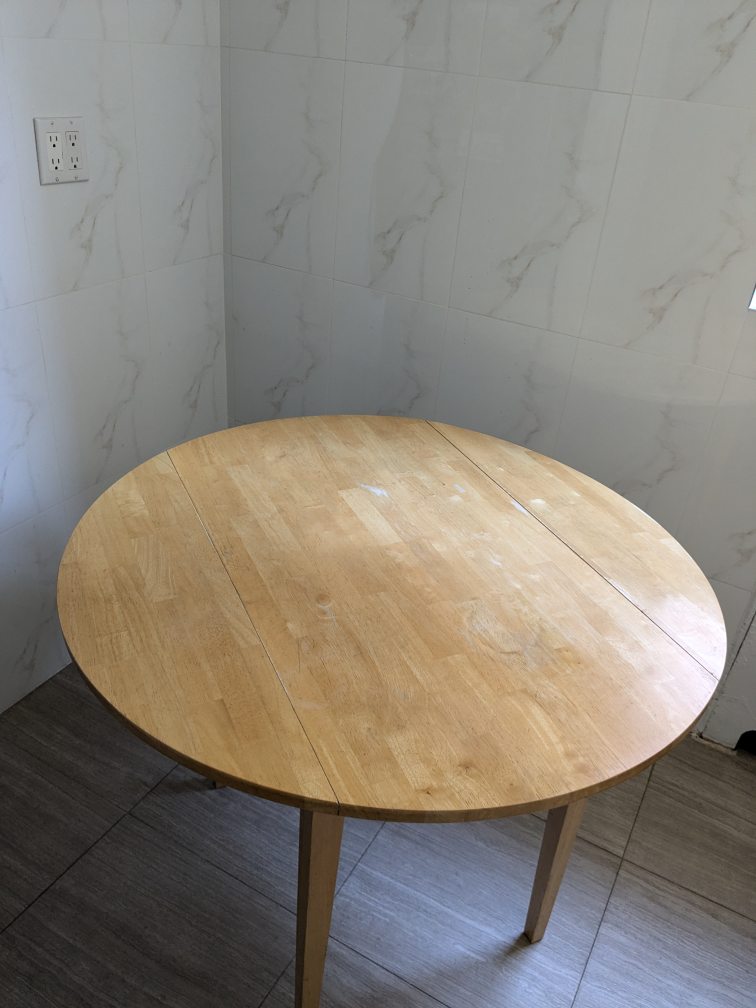dinner table round 38" - photo 2