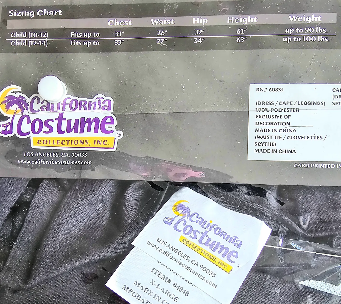 #Halloween The Love Reaper Tween (12-14Yo) Costume image indicator(6)