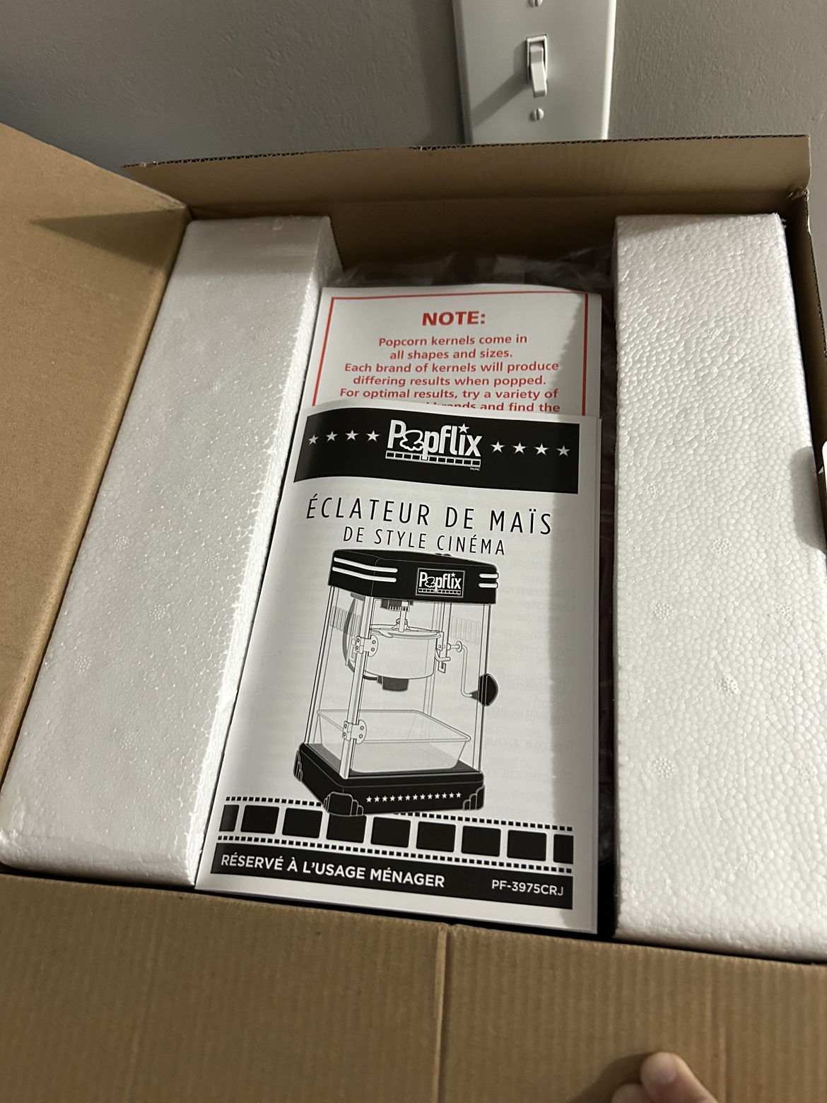 Popflix Cinema-Style Kettle Popcorn Popper - photo 3