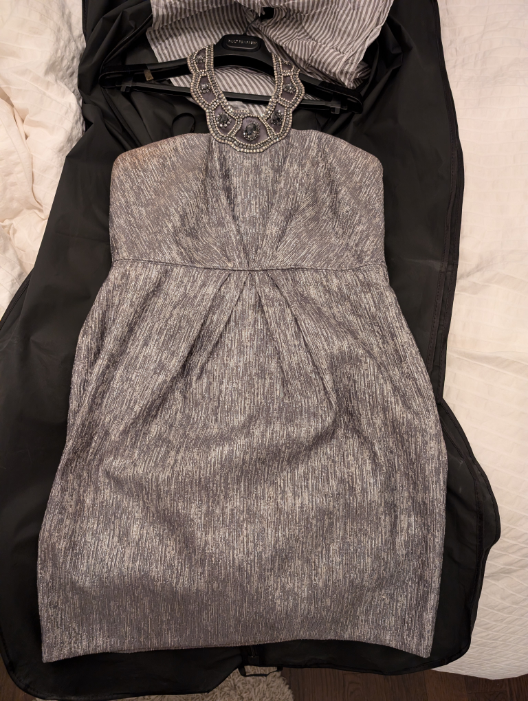 Silver Cocktail Dress - photo 3