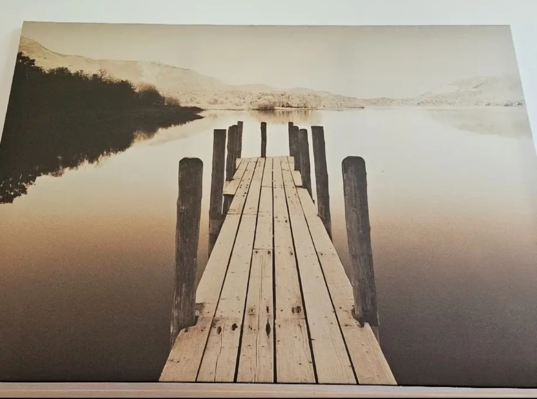 Lake and Dock Canvas Wall Art (118x78cms) - photo 2