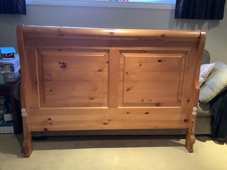 Sleigh Bed Frame - Queen