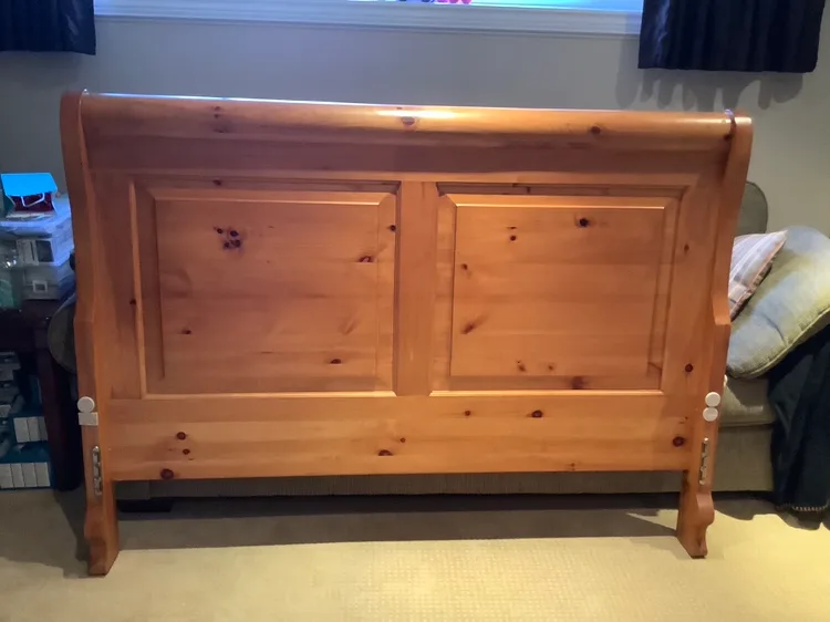 Sleigh Bed Frame - Queen thumbnail