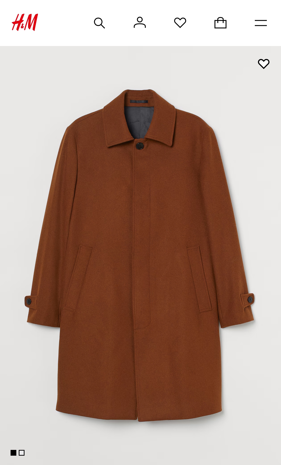 H&M Wool-Blend Car Coat