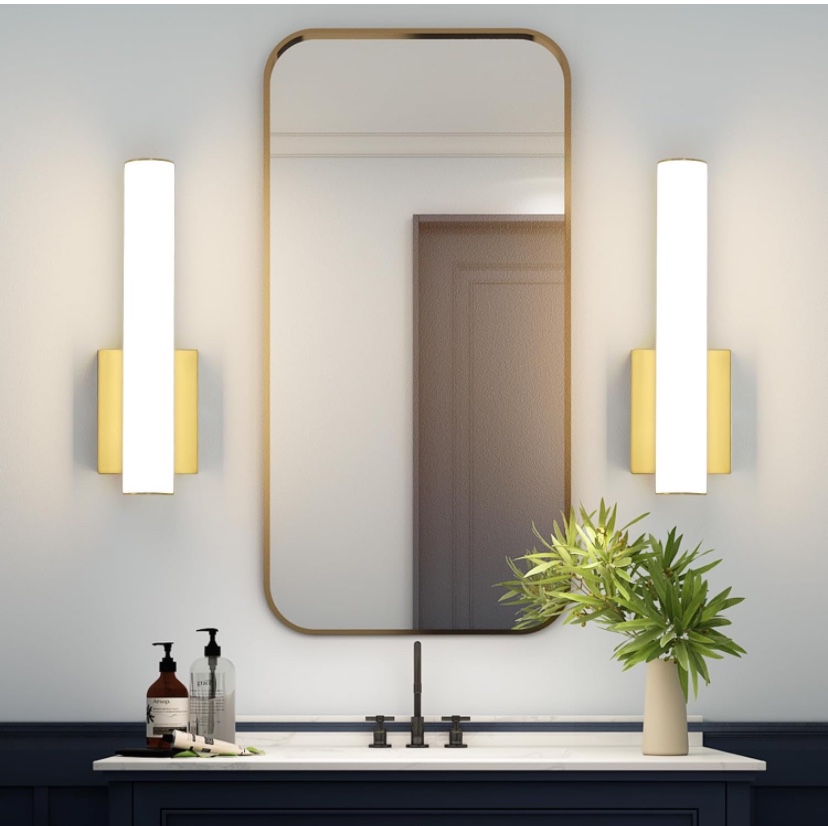 Gold Wall Sconces 3 Pack - New - photo 2