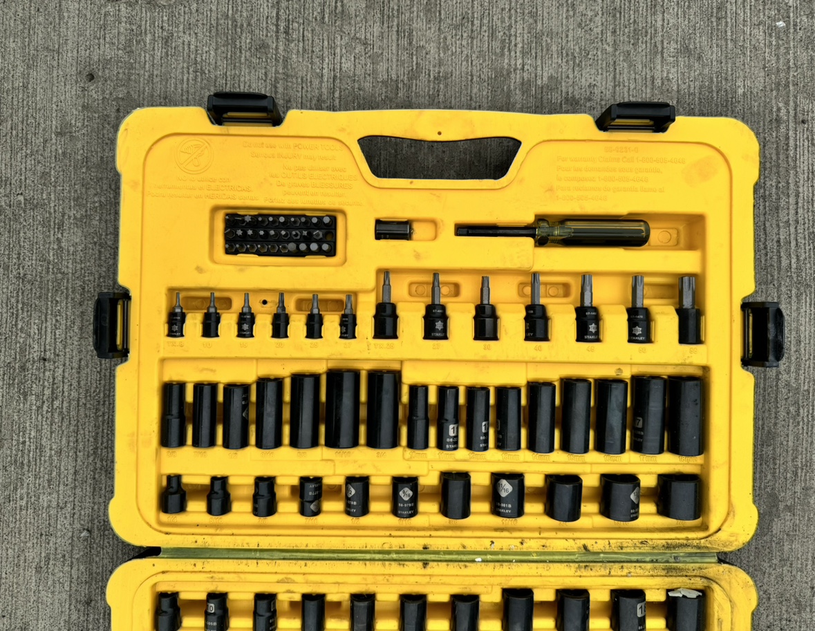 Stanley Professional Grade ChromeSocket Set,122-pc,SAE/Metric - photo 3