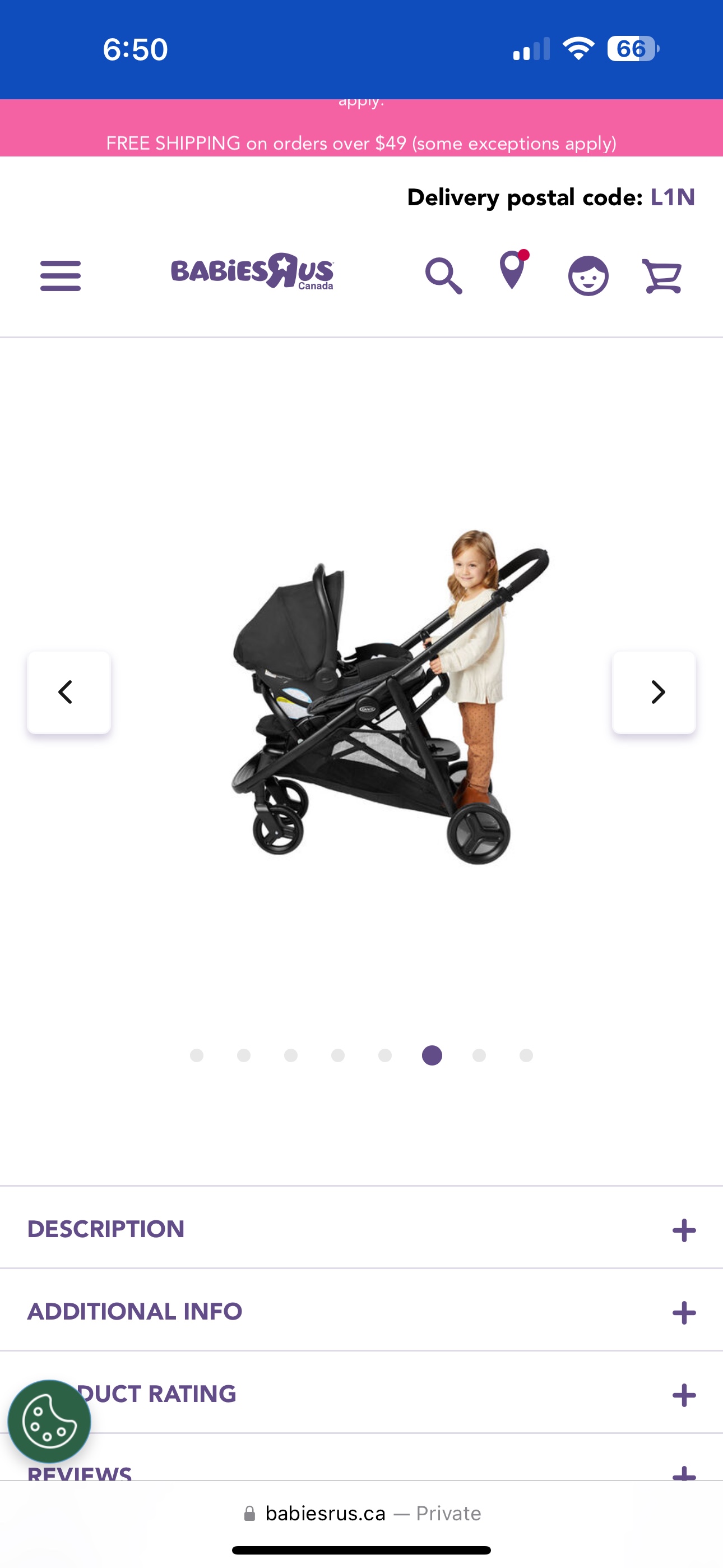 Graco Ready2Grow 2.0 Double Stroller - photo 4