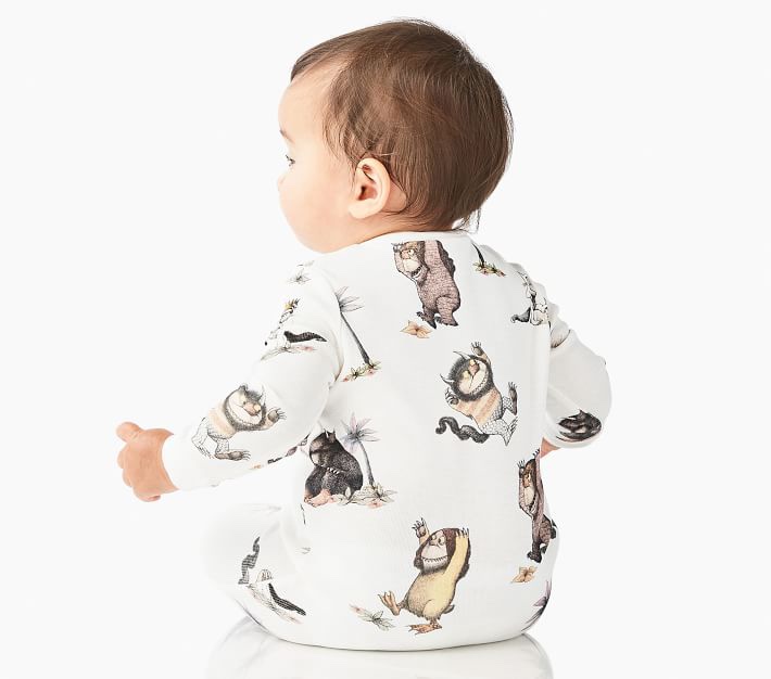 Brand New Where the Wild Things Are Baby Onesie PJ - photo 3