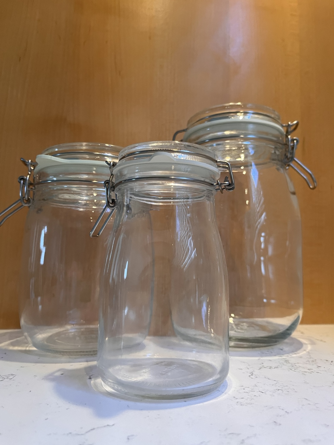 Glass Jars with Lids