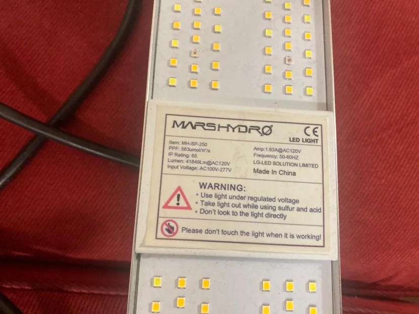 MARSHYDRO SP 250 Led Grow Lights Full Spectrum image indicator(2)