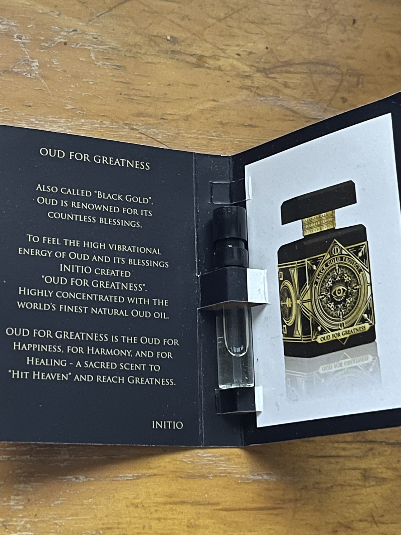 Initio Oud For Greatness 1.5ml Sample - photo 3
