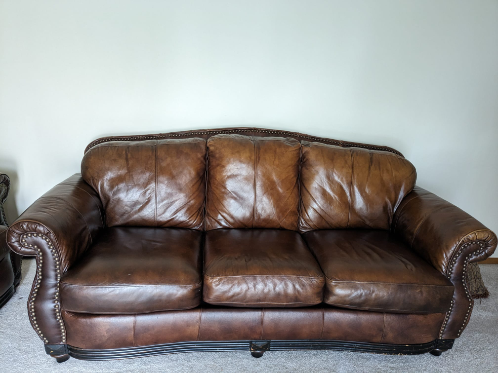 leather sofa