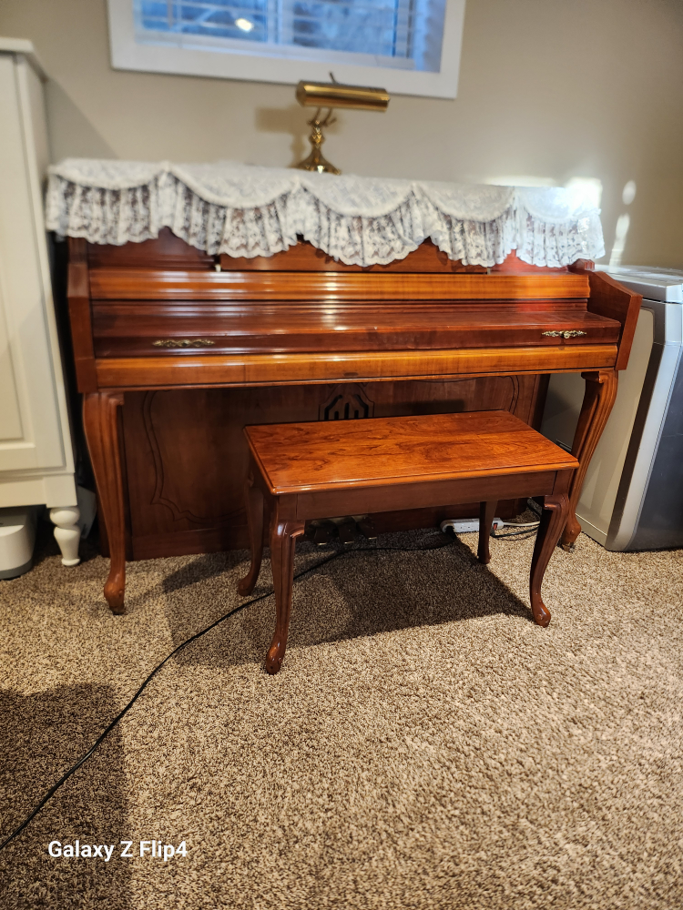 Piano with Bench