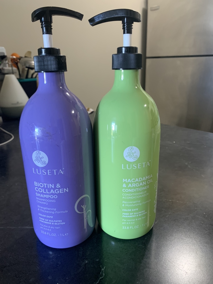 Luseta Shampoo and Macadamia & Argan Oil Conditioner