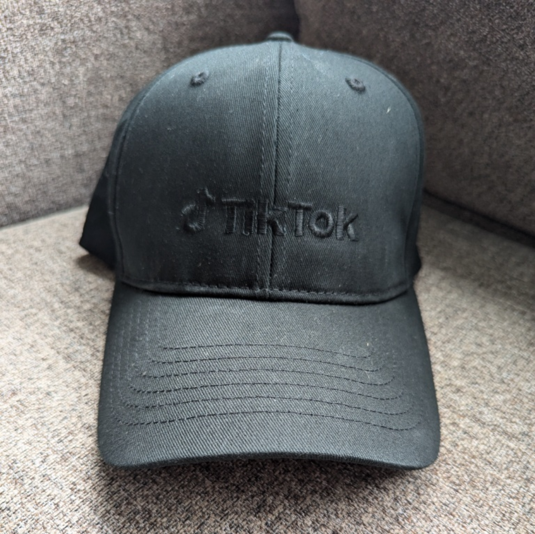 Black TikTok Baseball Cap