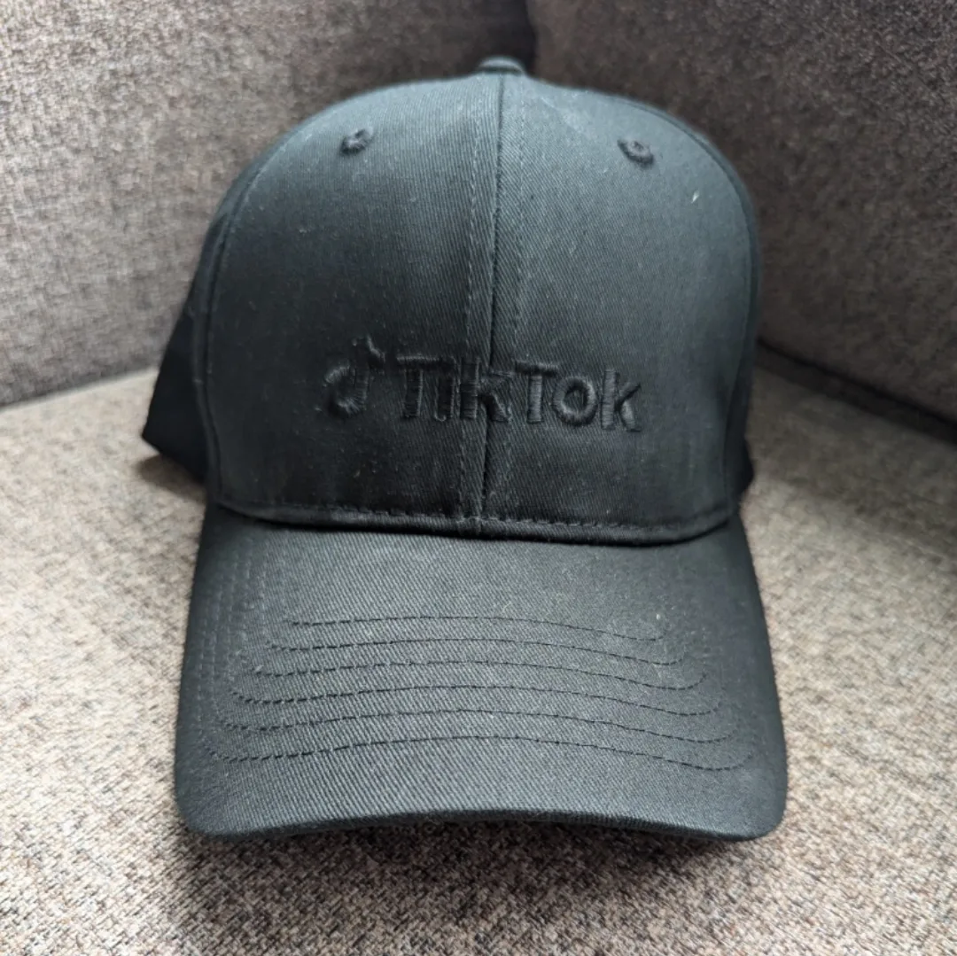 Black TikTok Baseball Cap thumbnail