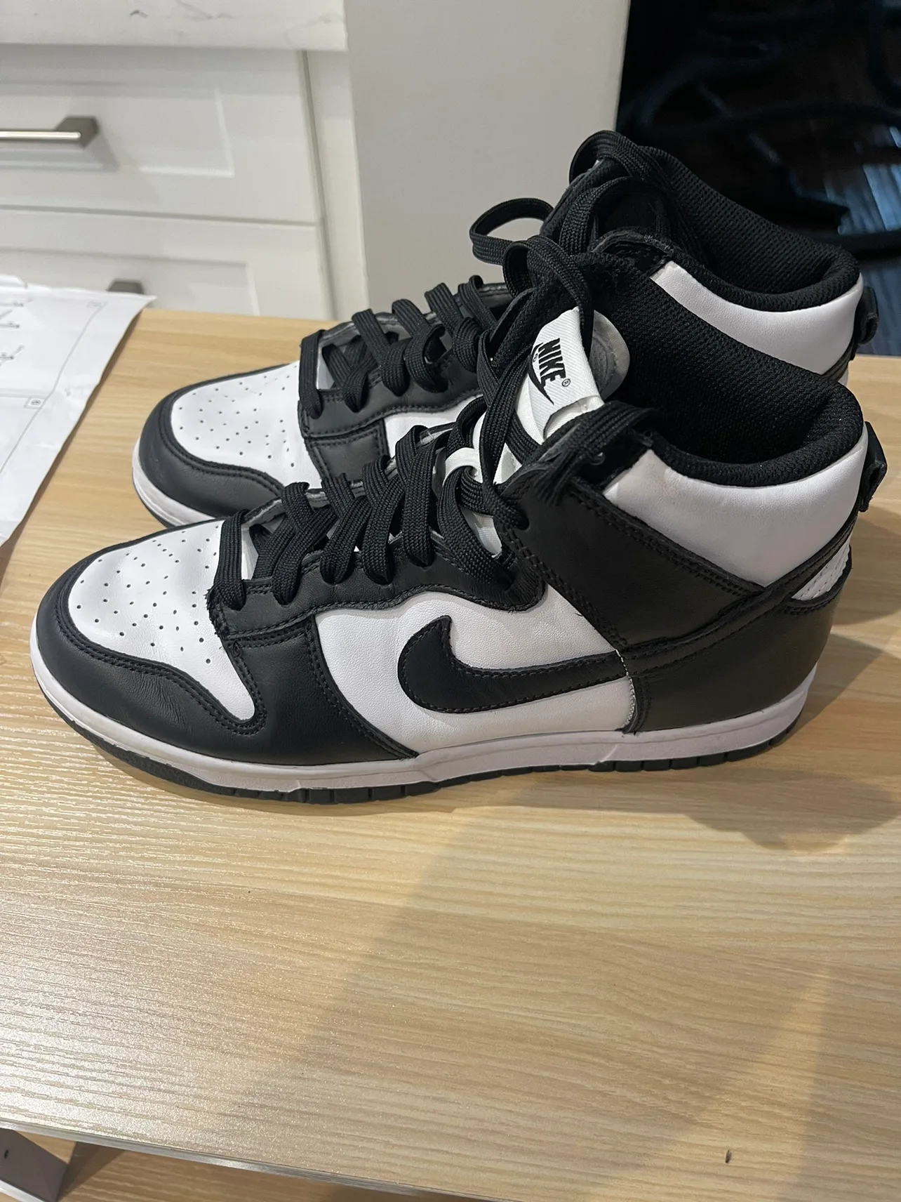 Nike Dunk High Panda - Size 8 men’s/10 woman’s thumbnail