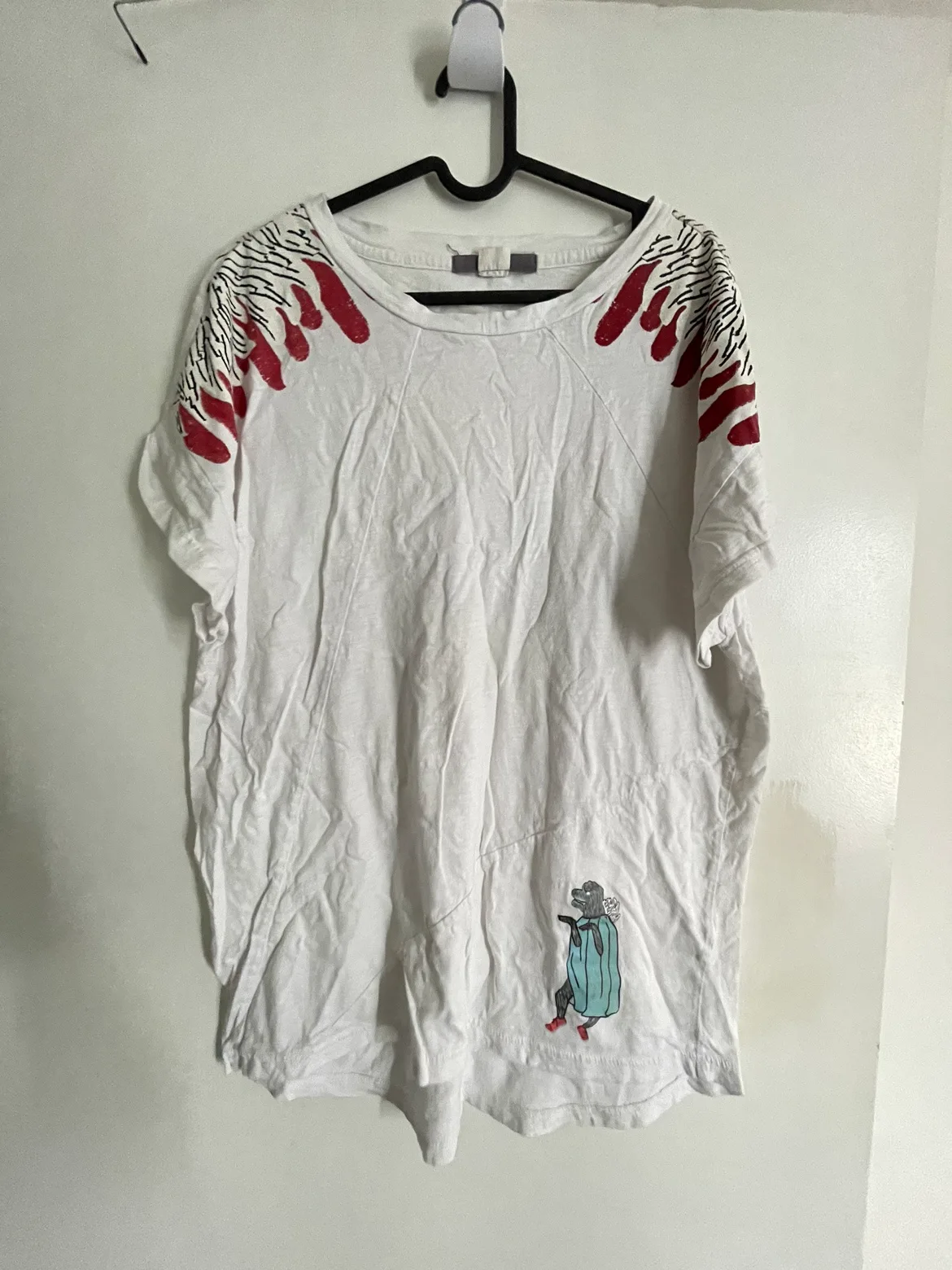 White T-shirt with Graphic