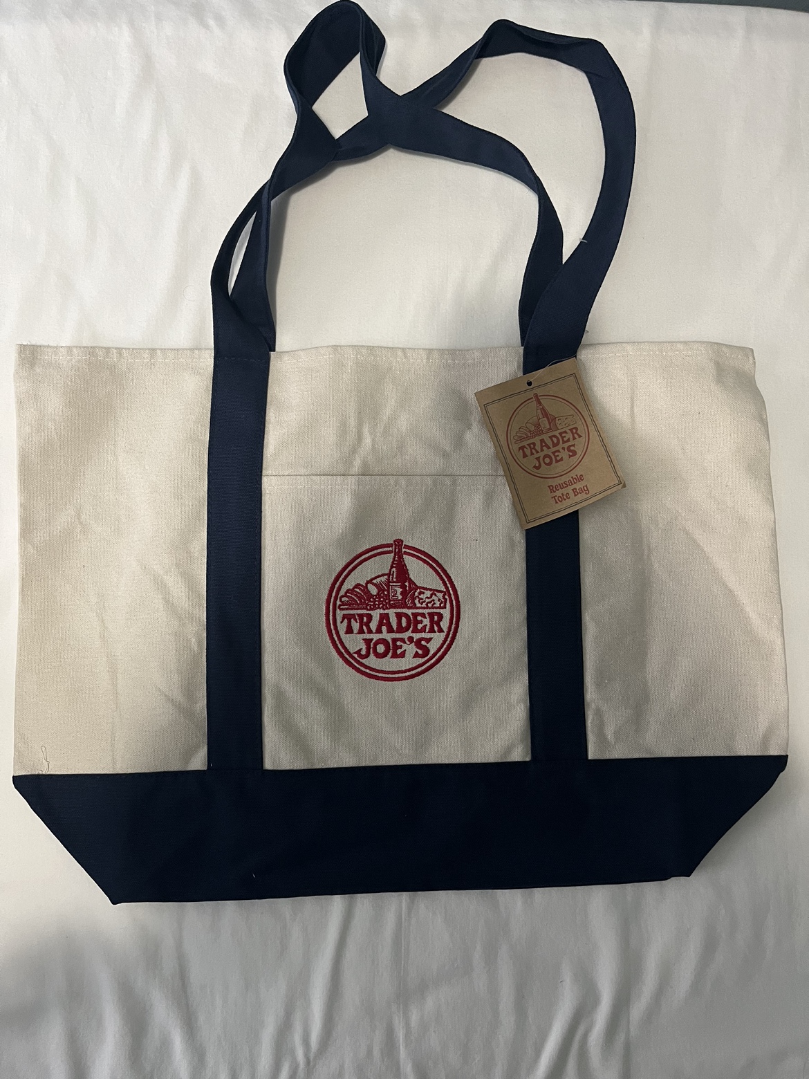 Trader Joe’s Navy Tote Bag