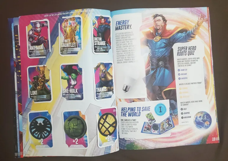 Marvel Album FULL 90 cards for  Sale image indicator(5)