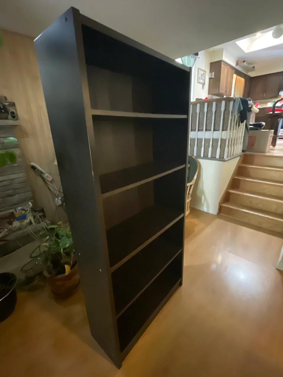 FREE PICK Up - Dark brown 5 shelf Bookcase image indicator(2)