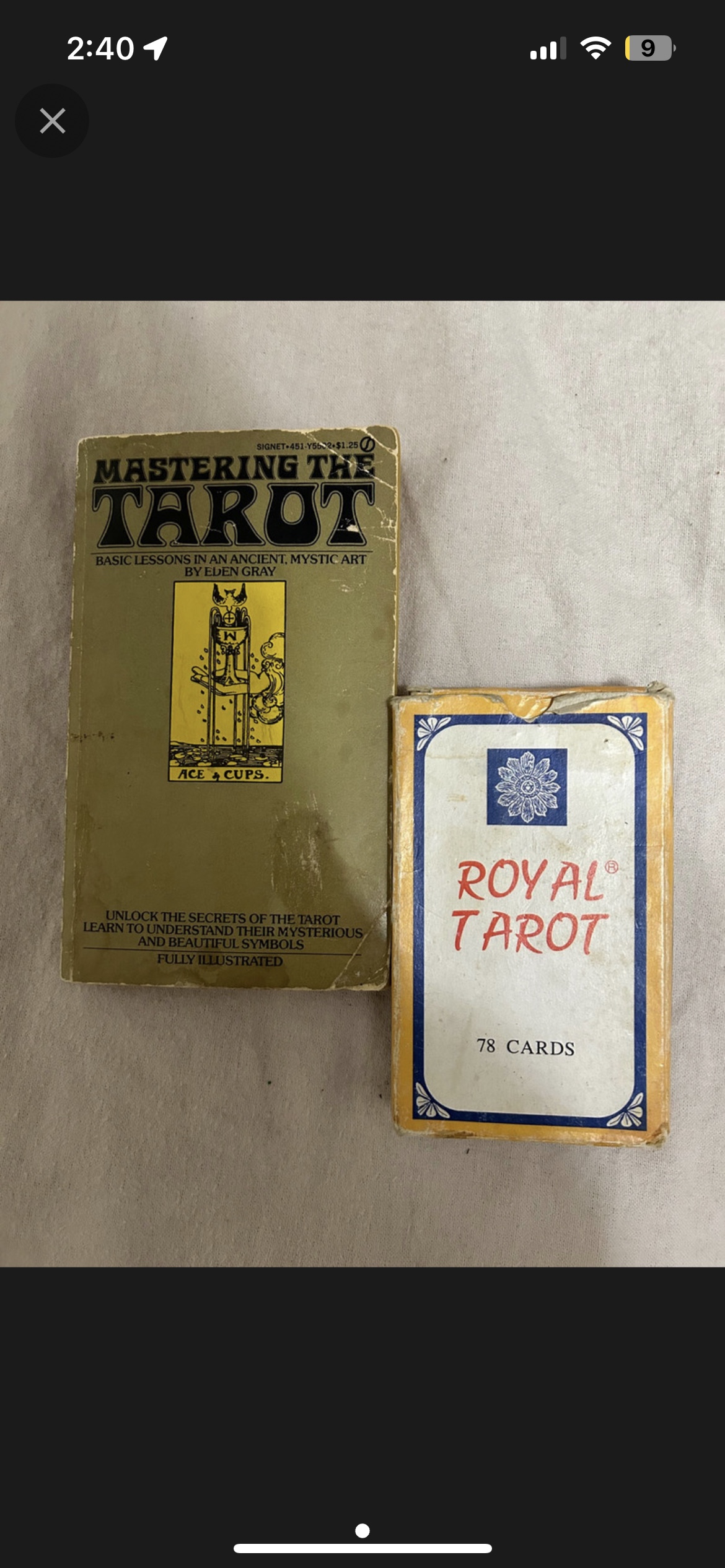 🧡Tarot card book with Royal Tarot Deck