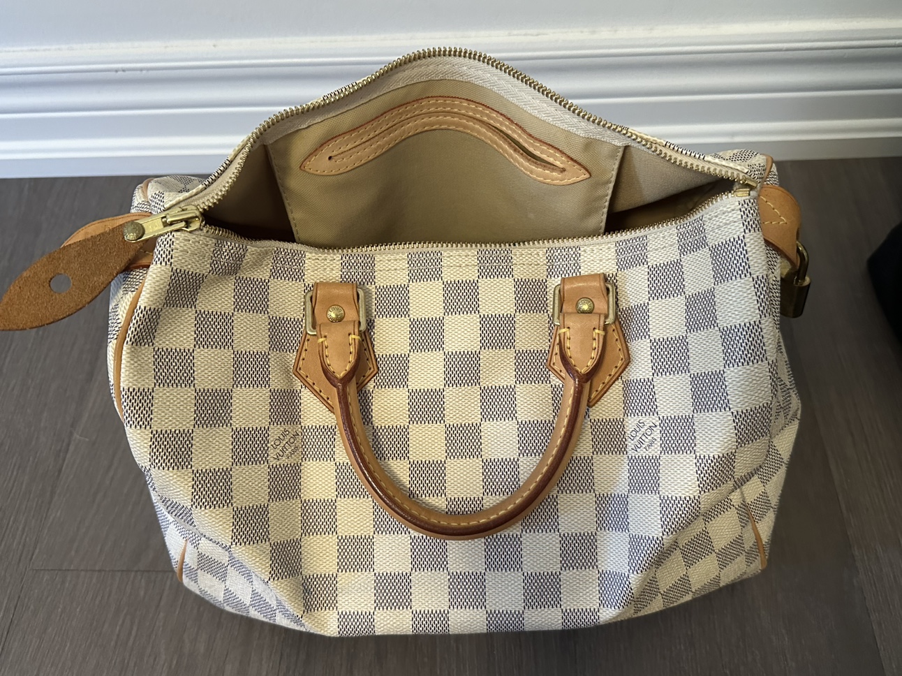 Vintage LOUIS VUITTON Speedy 30 (Damier Azur) - photo 4