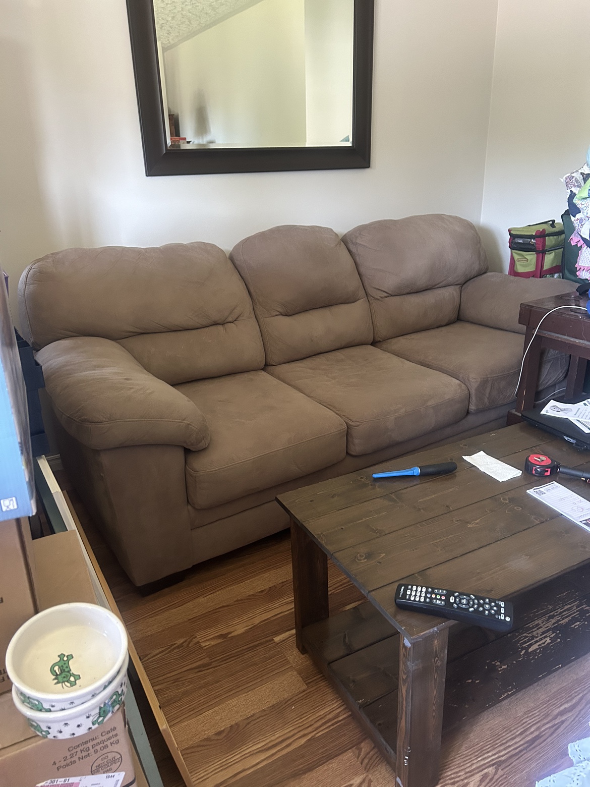 Brown Sofa and Armchair Set - photo 2