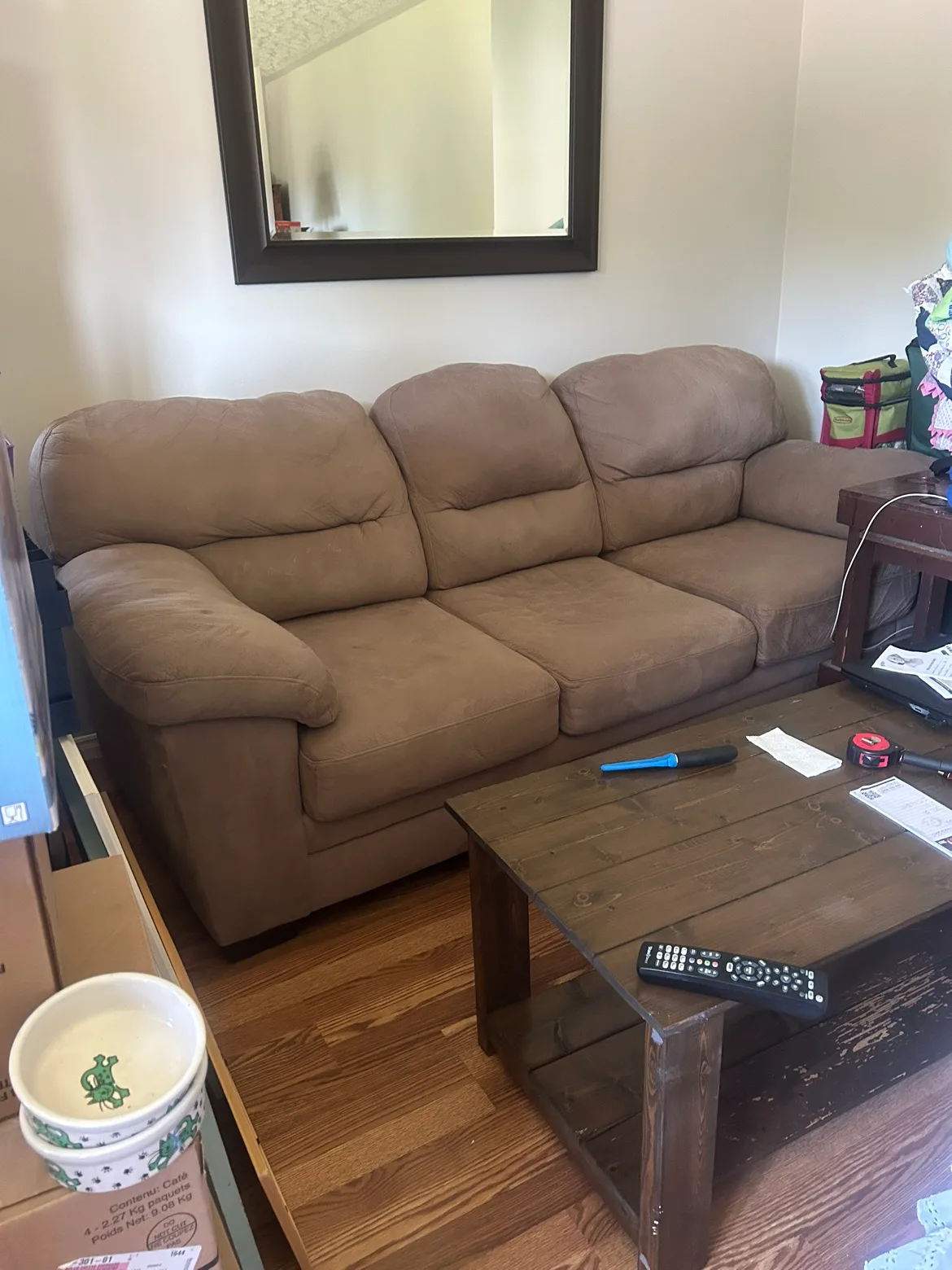 Brown Sofa and Armchair Set image indicator(2)