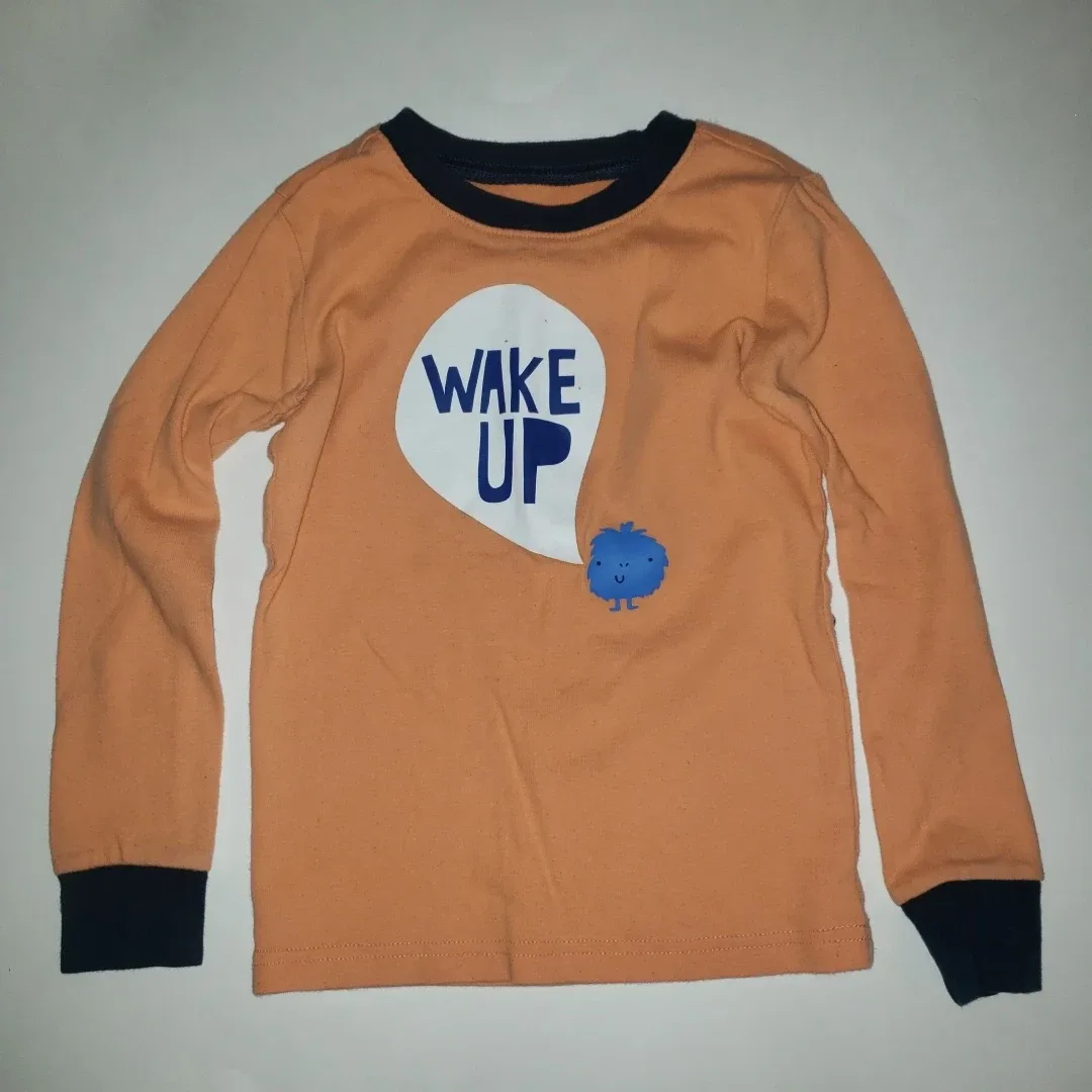 Kids Orange Long Sleeve Shirt🧡 thumbnail